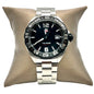 TAG Heuer Mens Silver Tone Black Dial Quartz Watch