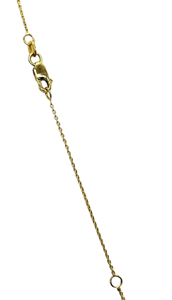 18k yg Roberto Coin Dolcetto Diamond Star Necklace