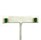 EFFY 14k yg Emerald Shaped Halo Set Emerald Stud Earrings