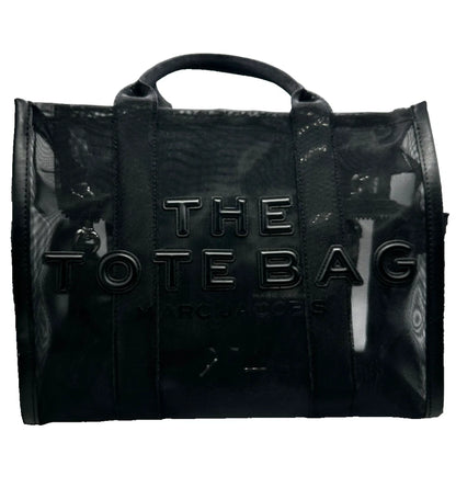 Marc Jacobs Medium Black Mesh Bag w/Strap and Dust Bag