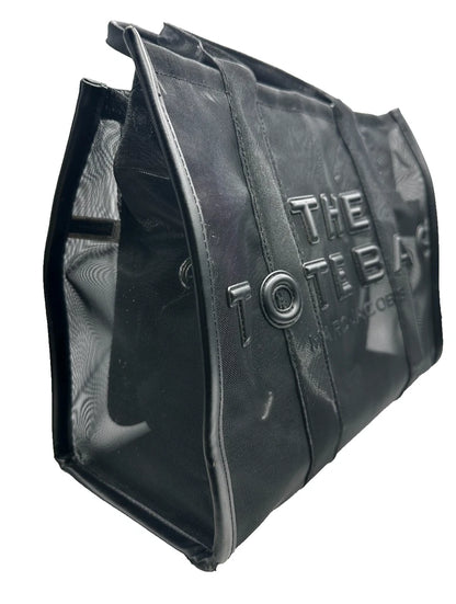 Marc Jacobs Medium Black Mesh Bag w/Strap and Dust Bag