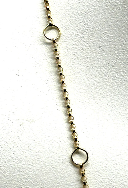 18k yg Roberto Coin Princess Flower Necklace
